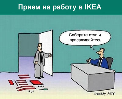 Прием на работу в ИКЕА