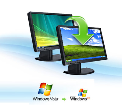 обмен Windows Vista на Windows XP