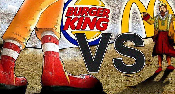 Burger King наехал на McDonalds